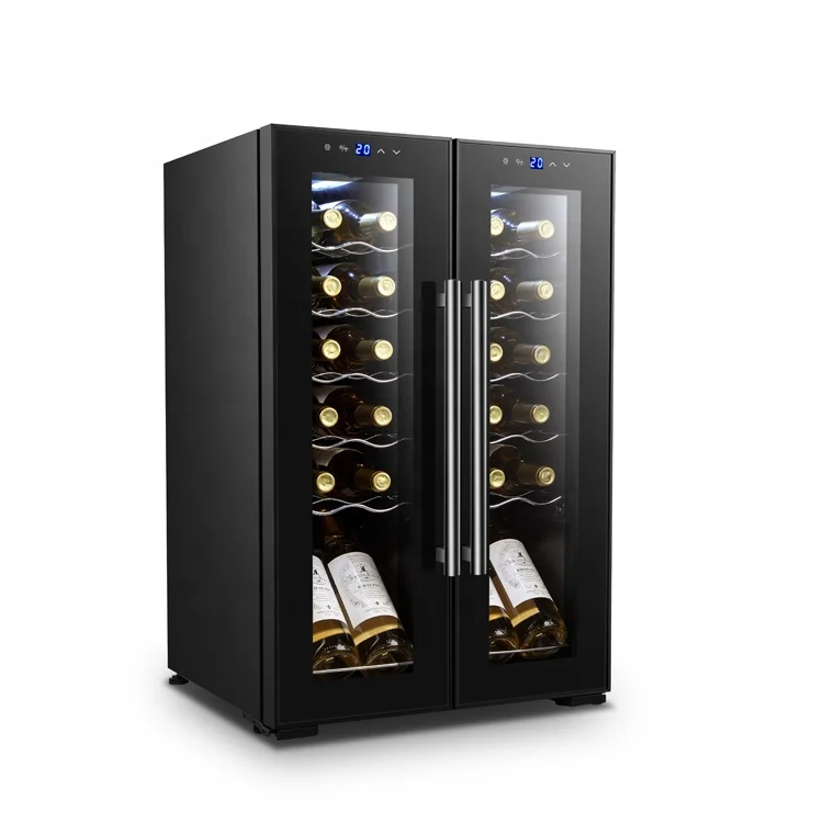 24 bottles Single Zone compressor wine electric cooler/furniture wine cellar