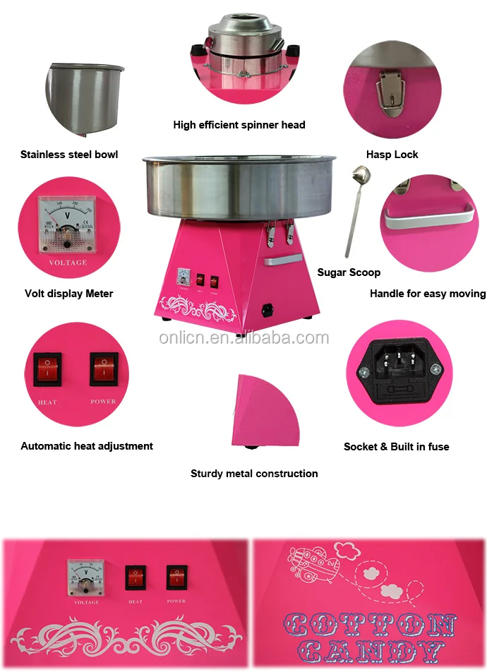 Mobile food cart/trucks Commercial cotton candy machine floss maker price at Guangzhou