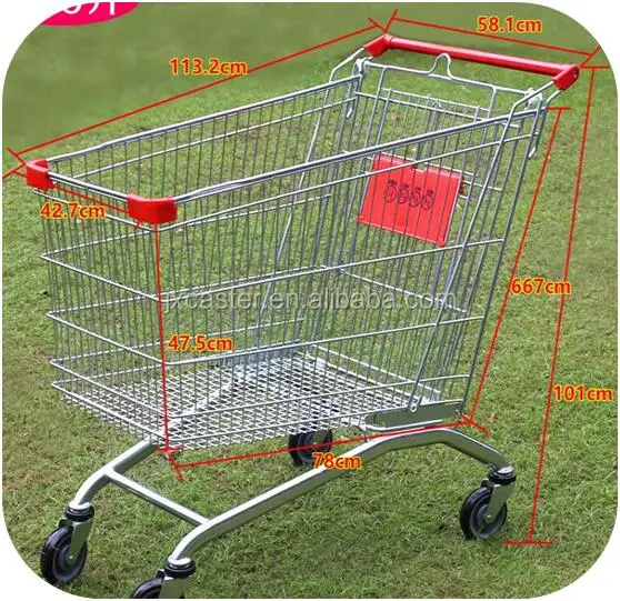
Factory Price Australia Style 240L Shopping Trolley Cart with Baby Seat 
