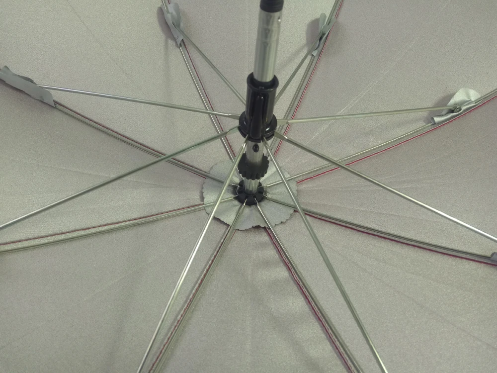 Rain Windproof UV Protect Sunshade Clamp Handle Baby Stroller Umbrella