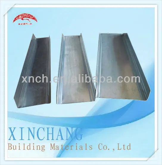 Galvanized metal profile/Drywall stud track