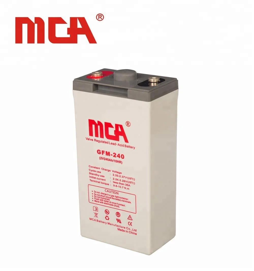 MCA Solar Energy System Battery 2V 800Ah Pure Lead AGM Battery
