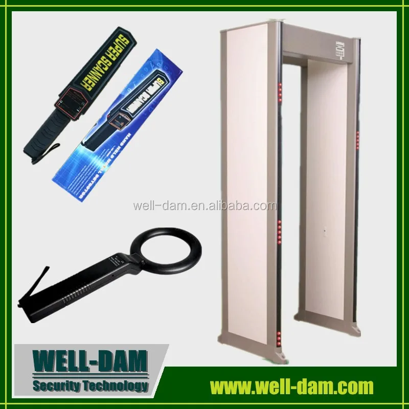 Factory Wholesale Handheld Metal Detector, Conveyor Metal Detector, Walk Through Metal Detector