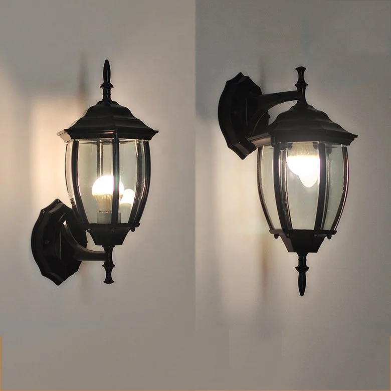 Royal Palace Style Wall Lamp Outdoor Garden balcony stairs Villa Lighting Yard Aisle Light Home Decor with E27 base