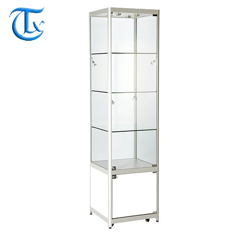 Modern Style Plexiglass Acrylic Glass Mobile Phone Display Cabinet