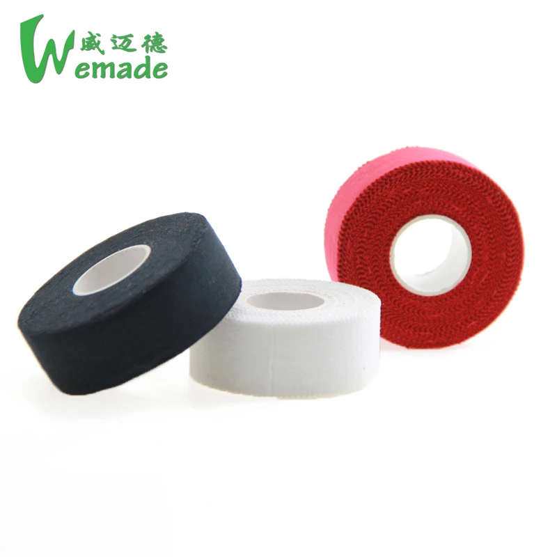 100% cotton fabric zigzag/ easy tear sports athletic tape 1.5 inch *15yards  for Lacrosse/Hockey Sticks/Climbers and Boxing