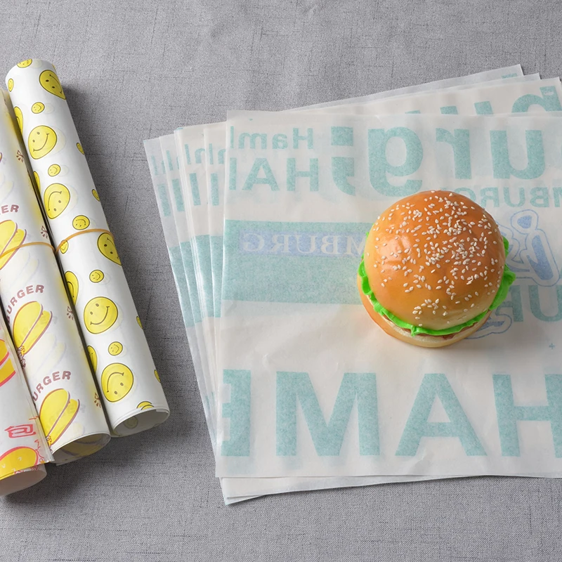 
Deli wrap paper wax wrapping paper for food packaging 