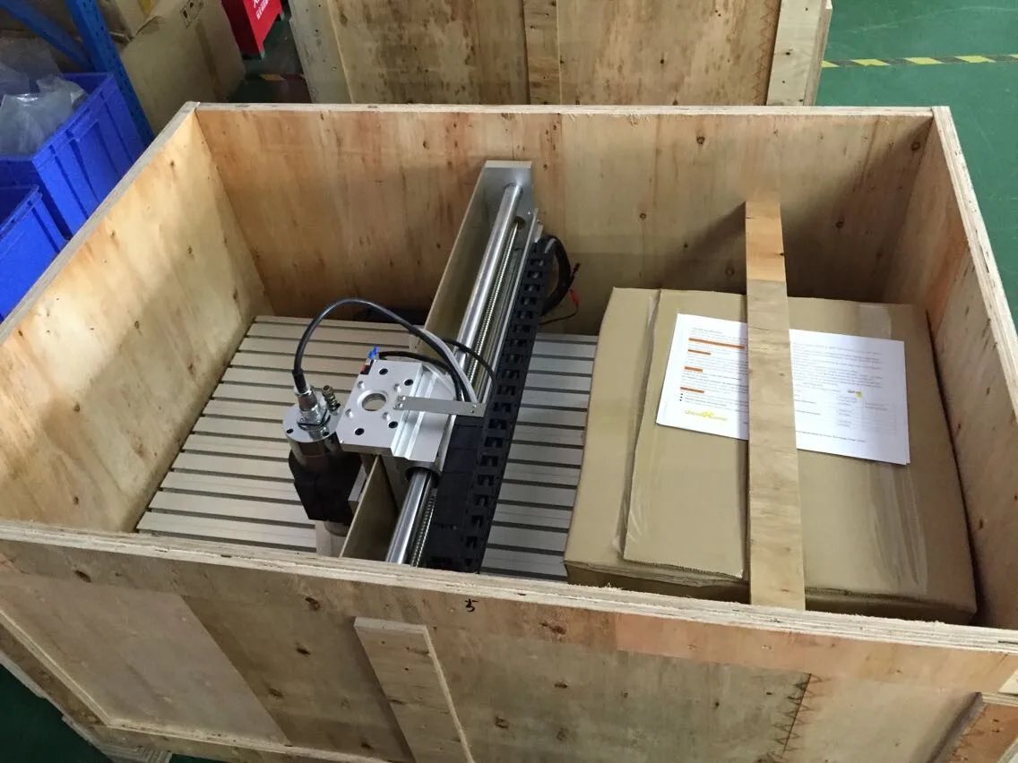 DIY Mini  CNC Router 6090 3 Axis Milling Machine With 2.2KW Water Cooling Spindle