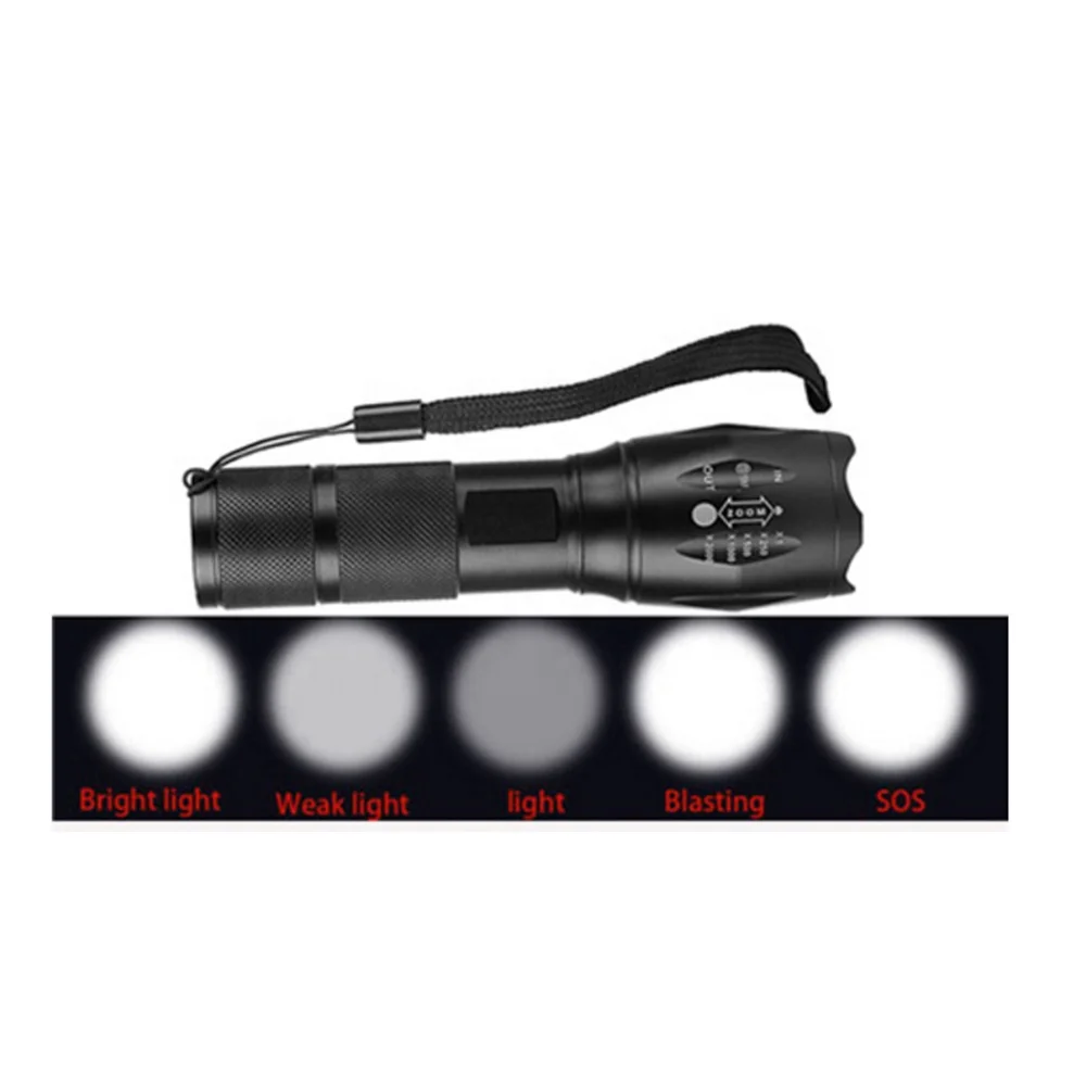 
Multi function with 5 modes zoomable 1000 lumens tactical 10w police flashlight torch 