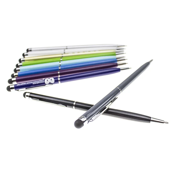 
Wholesale Promotional Gifts Soft Crystal Stylus Metal Ballpoint Pens 