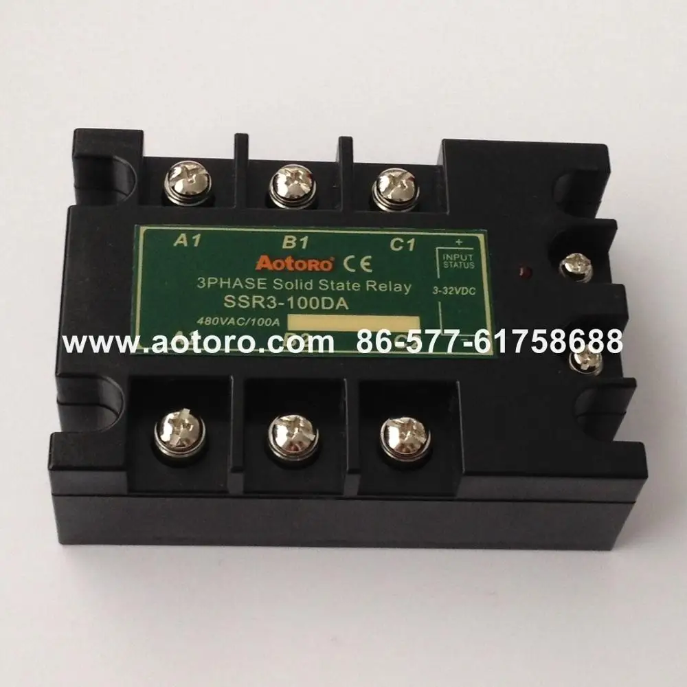  Трехфазный активный измеритель SSR3-25DA твердотельное реле электрический контактор