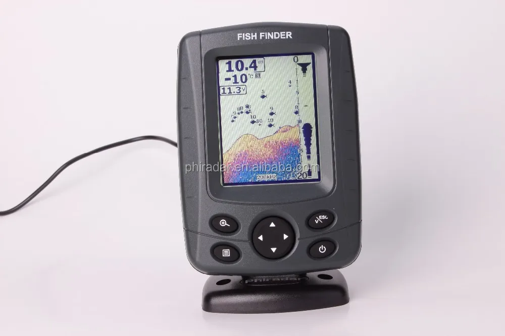 
3.5' Color Screen Boat Sonar Fish Finder FF688C with 17 languages Menu Settings 