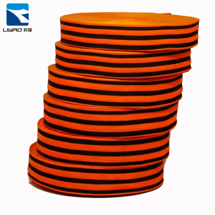 Customized Underwear With Elastic Straps Sofa Shoes White Flat Plain Crochet Material Nylon Latex Thread Knitted Elastic Band