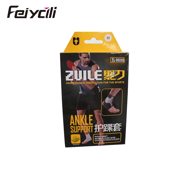 Customized size compression elastic adjustable ankle foot support