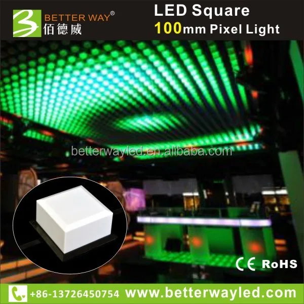 Rgb полный цвет dmx пиксель поле освещения smd 5050 чип gray65536 с Betterway artnet контроллер для продажи