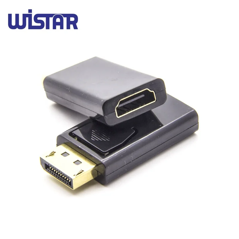 WISTAR Golden 4K*2K DisplayPort dp to HDMI Converter Adapter cable for HDTV