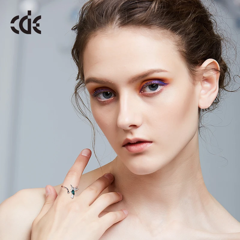 Bague 925 Branded Jewellery Crystal Bird Silver Ring For Women