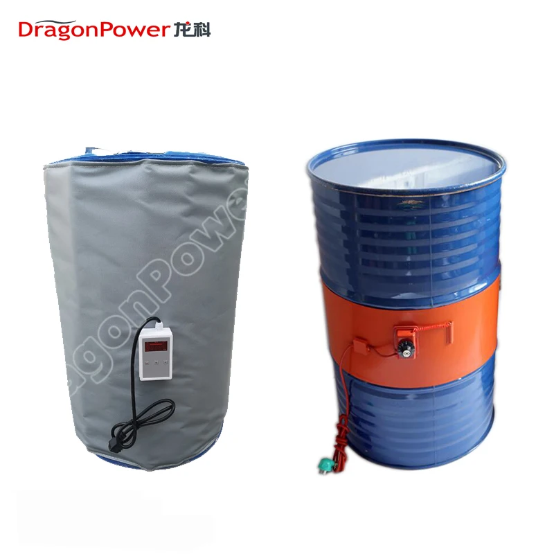 China factory flexible oil drum heater blanket with temperature controller