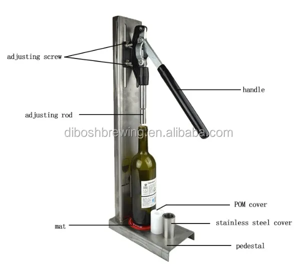 Semi Automatic Manual Wood Corking Machine Wine Bottle Cork Installing Machine