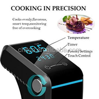 
CHITCO Cuiseur sous vide Stick, cuisson sous vide, sous vide immersion circulator 800/1000 W 