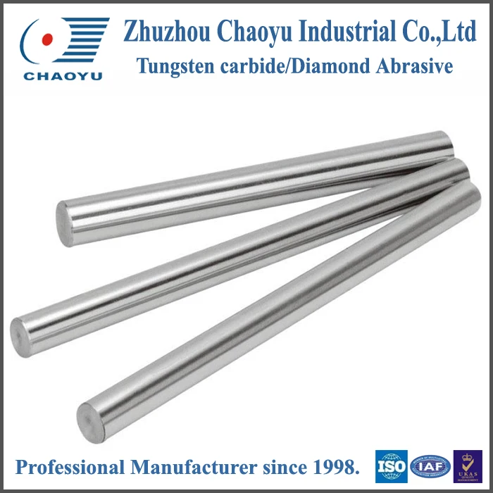 YG12X carbide round rods/sintered solid carbide rods for carbide rotary burs