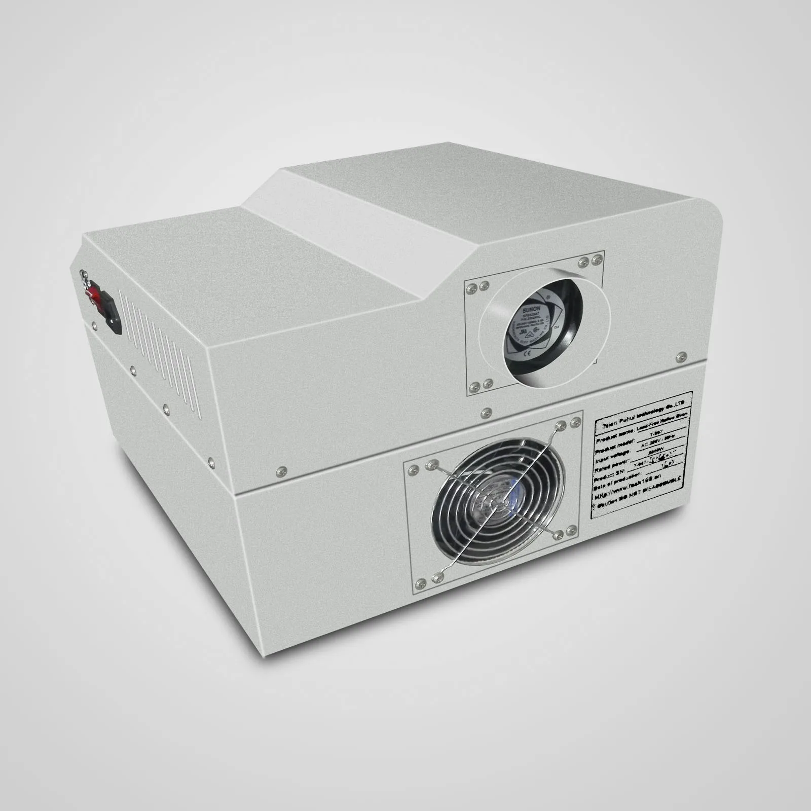 CE SMT Puhui T-937 infrared radiation hot air lead-free drawer reflow soldering oven for PCB LED welding machine factory outlet