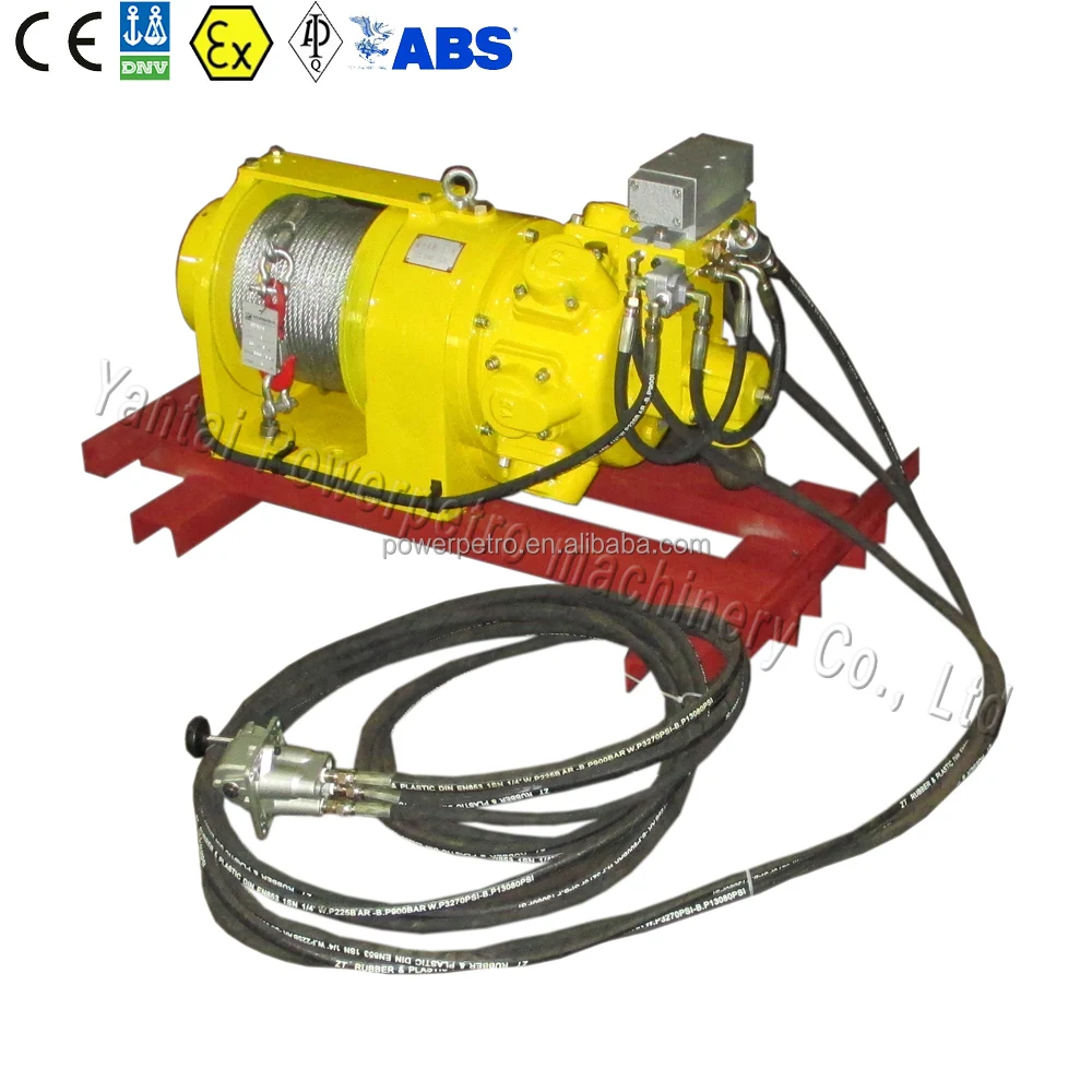 
petrol engine air powered winch with remote control 