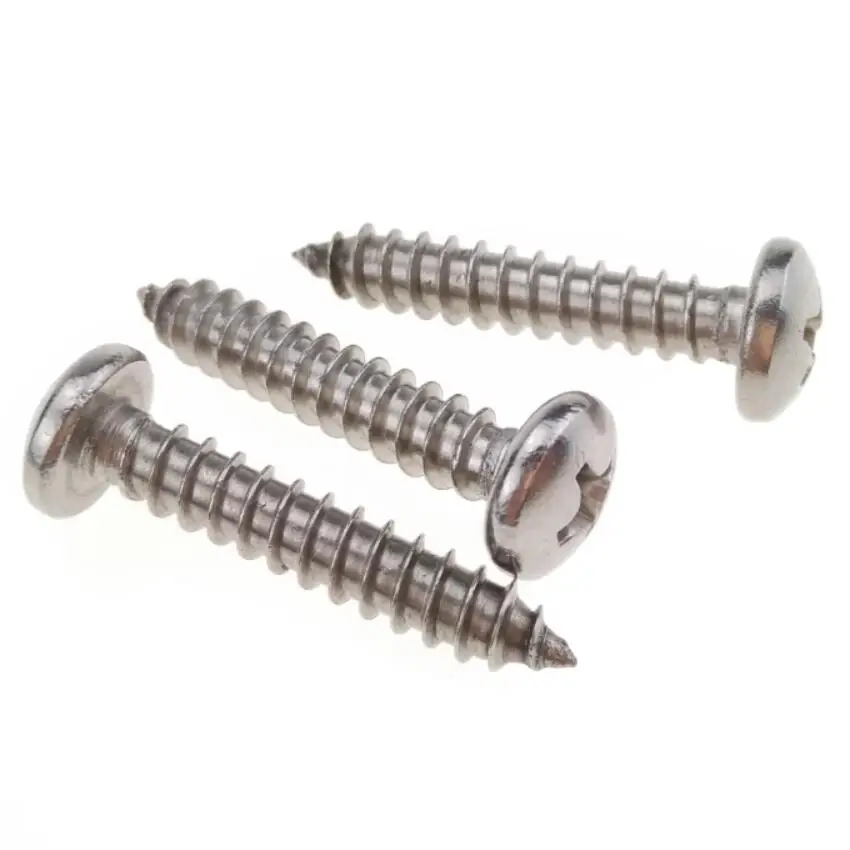 
Pan Head Self Tapping Screws Stainless Steel 304 for Engineering 