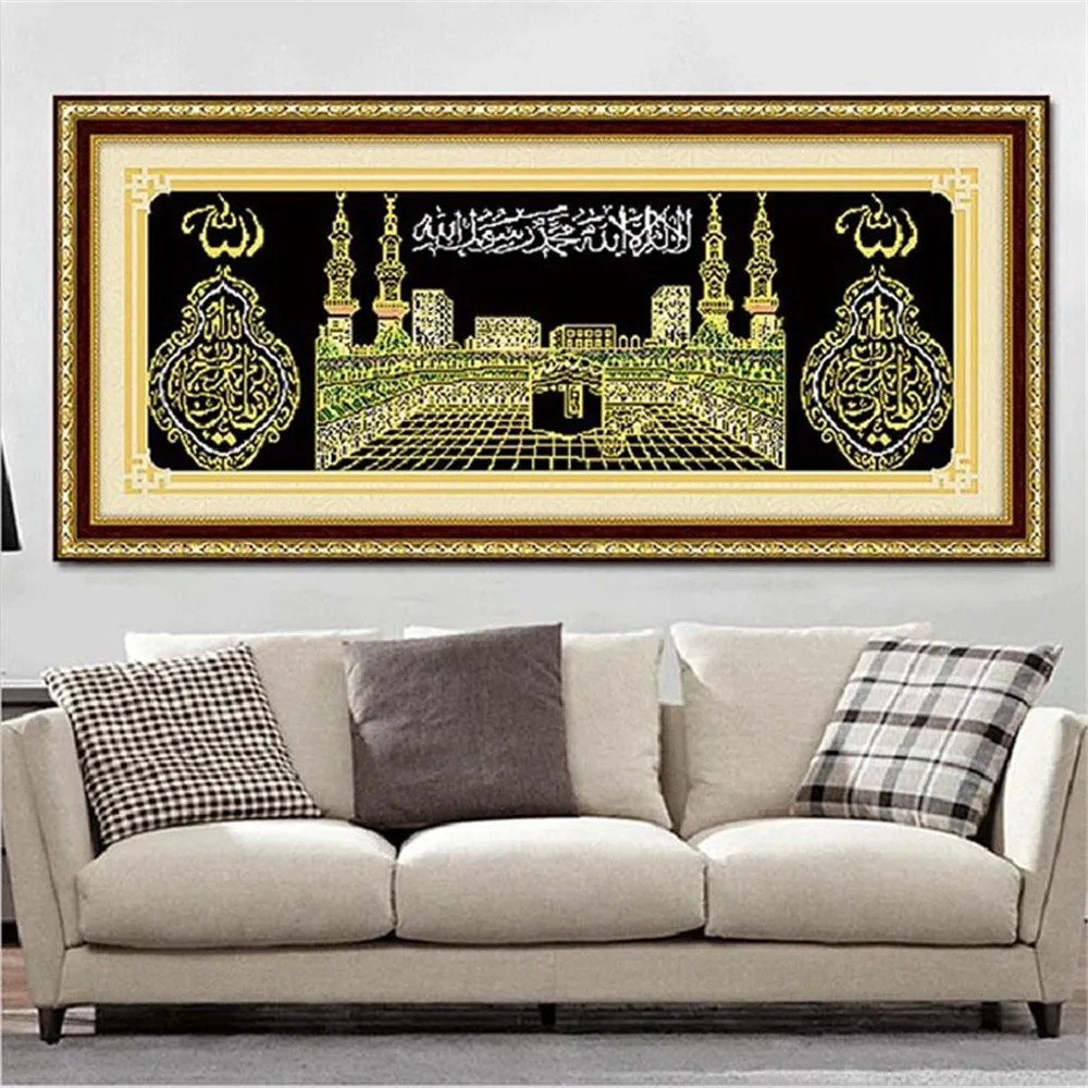 Islam style house picture islamic decorations for home 5D DIY diamond painting