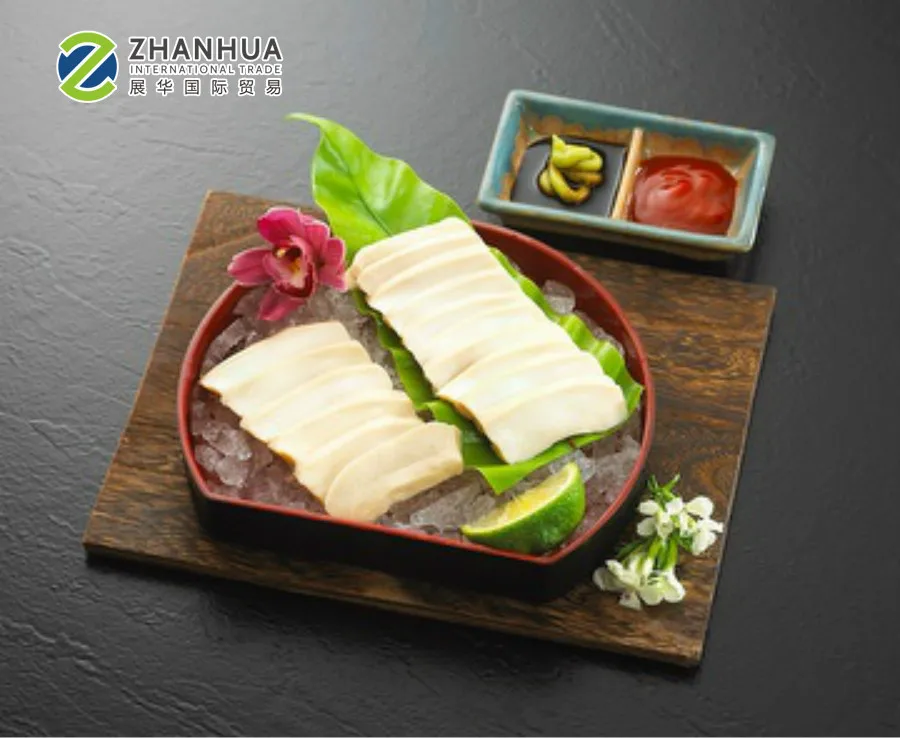 Ломтики абалона, оптовая продажа, очищенный кальмар, филе абалона, готовая еда