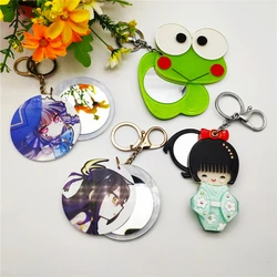 Free Sample CMYK Offset Print Acrylic Mirror Keychain Custom Anime Acrylic Keychain Key Chain