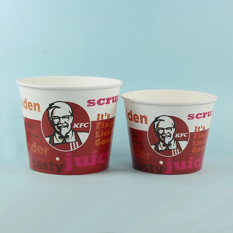
paper fried chicken bucket paper bucket 