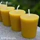 
cheap price natural smell pillar shaped 100% pure beeswax candle 