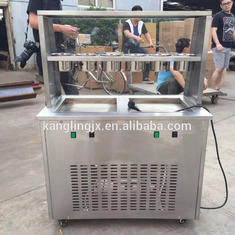 High Quality 190529 Rolled Ice Cream Machine Popular In Thailand