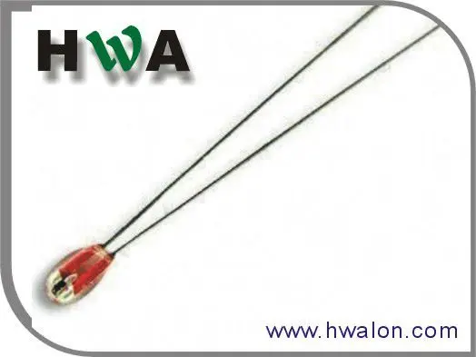 Осевой стекло инкапсулированный NTC термистор для температура OEM