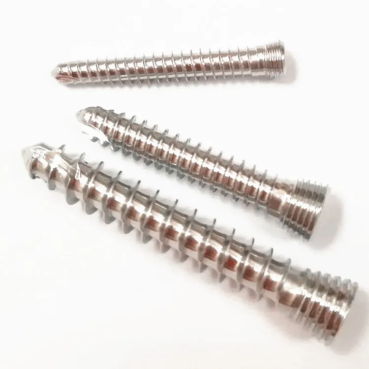 Titanium medical bone cortical screws price factory price