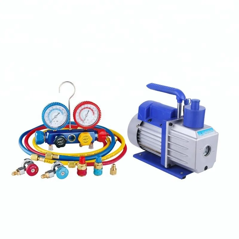 AC refrigerant gas pressure gauge r410a manifold gauge