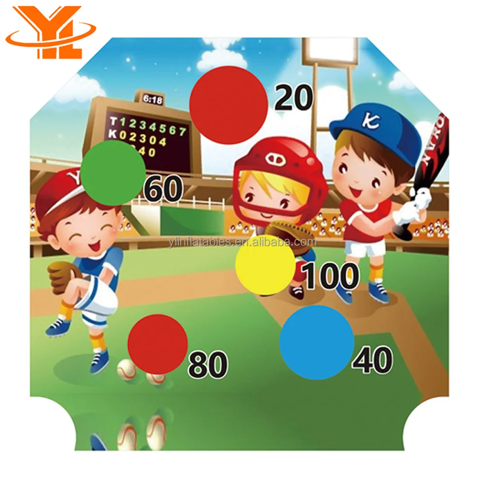 Inflatable Detachable Dart Board Target, Golf, Baseball, Football Style Dart Target
