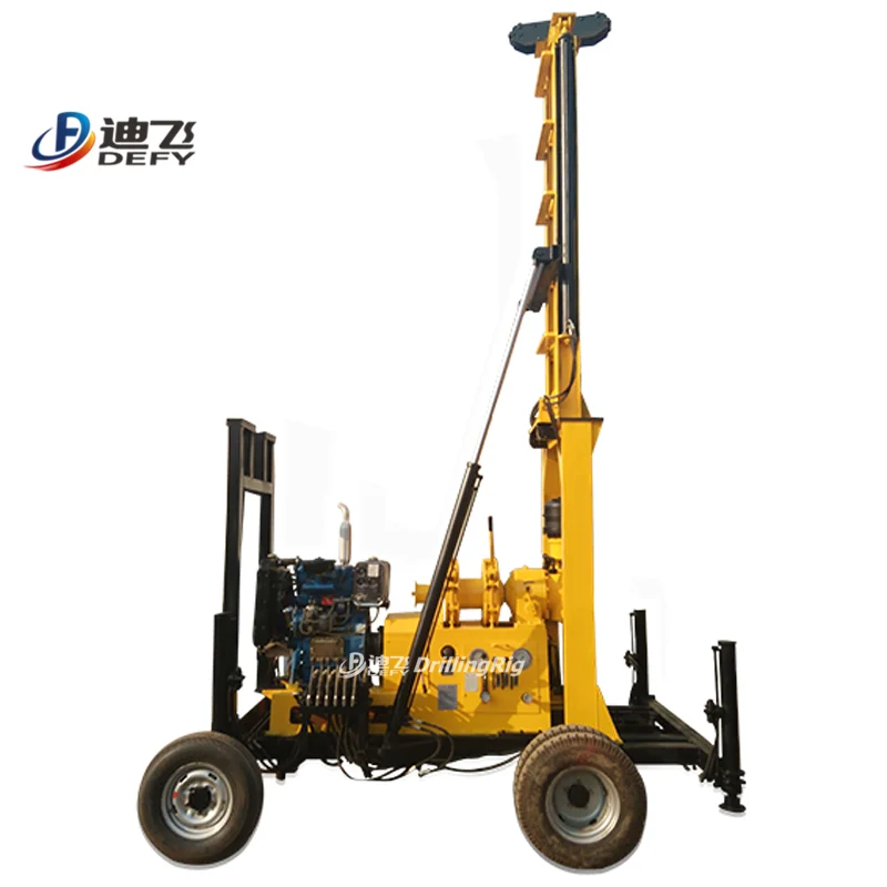 Simple well wireline  drilling rig machine for factory