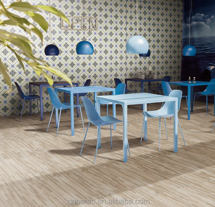 Aqua blue floor ceramic moroccan cement tile 200x200mm