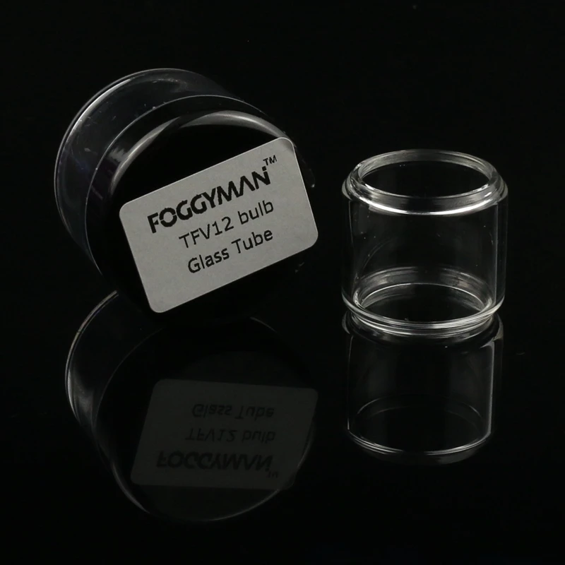 Foggyman  electronic cigarette Pyrex replacement glass tube for tfv12 vape starter kit