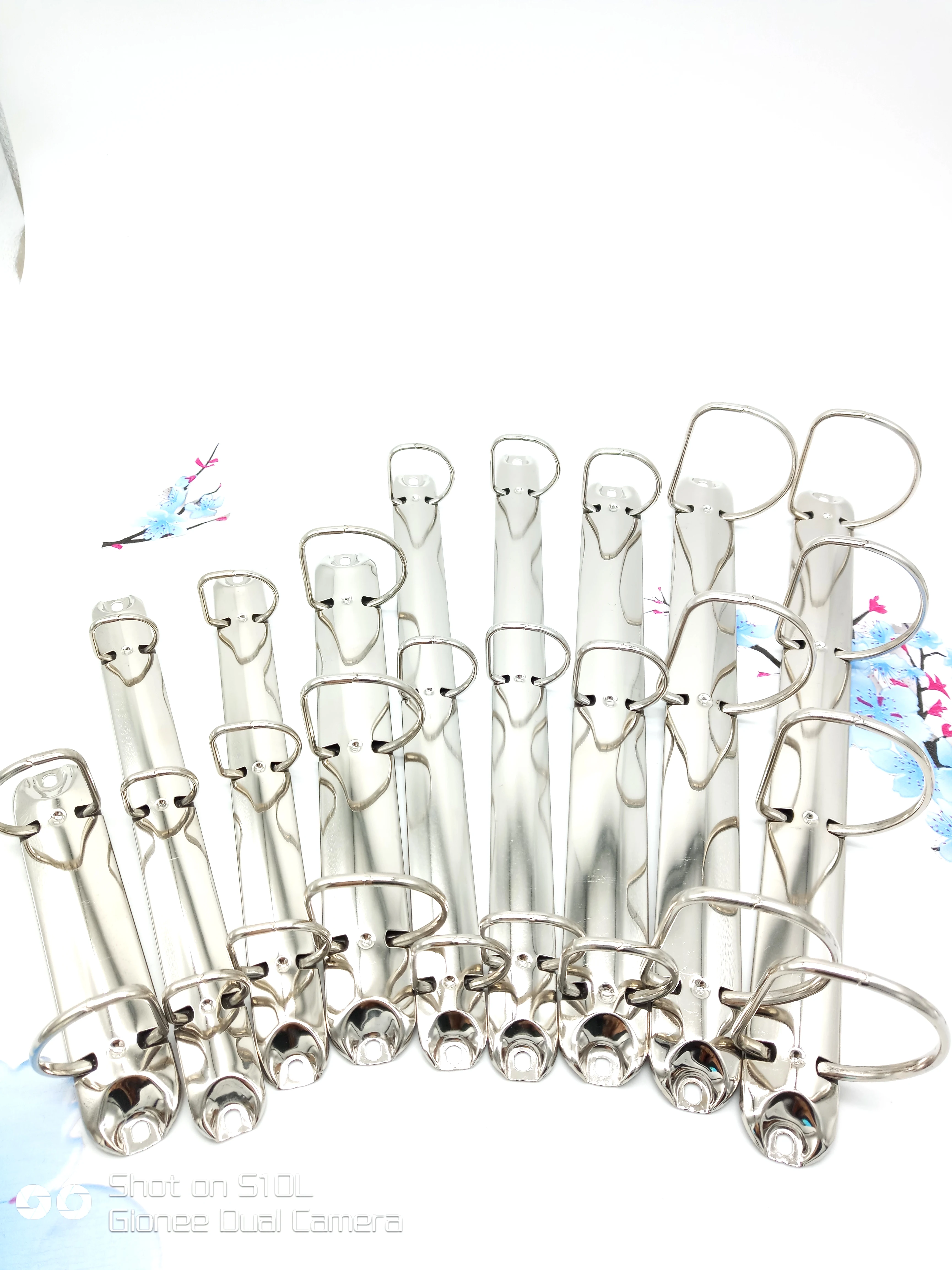 China metal three ring mechanism ring binder mechanism file folder paper clamp