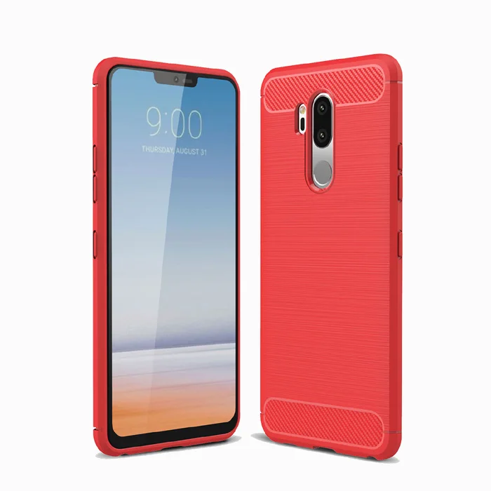 Accessories Phone Case For LG G7 ThinQ Plastic Mobile Cover Custom Designer Printing Skidproof Carbon Fiber Cover For LG G7 Case