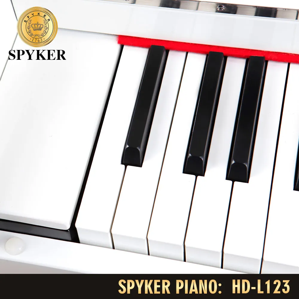 SPYKER High Quality white Polish upright digital Piano HD-L123