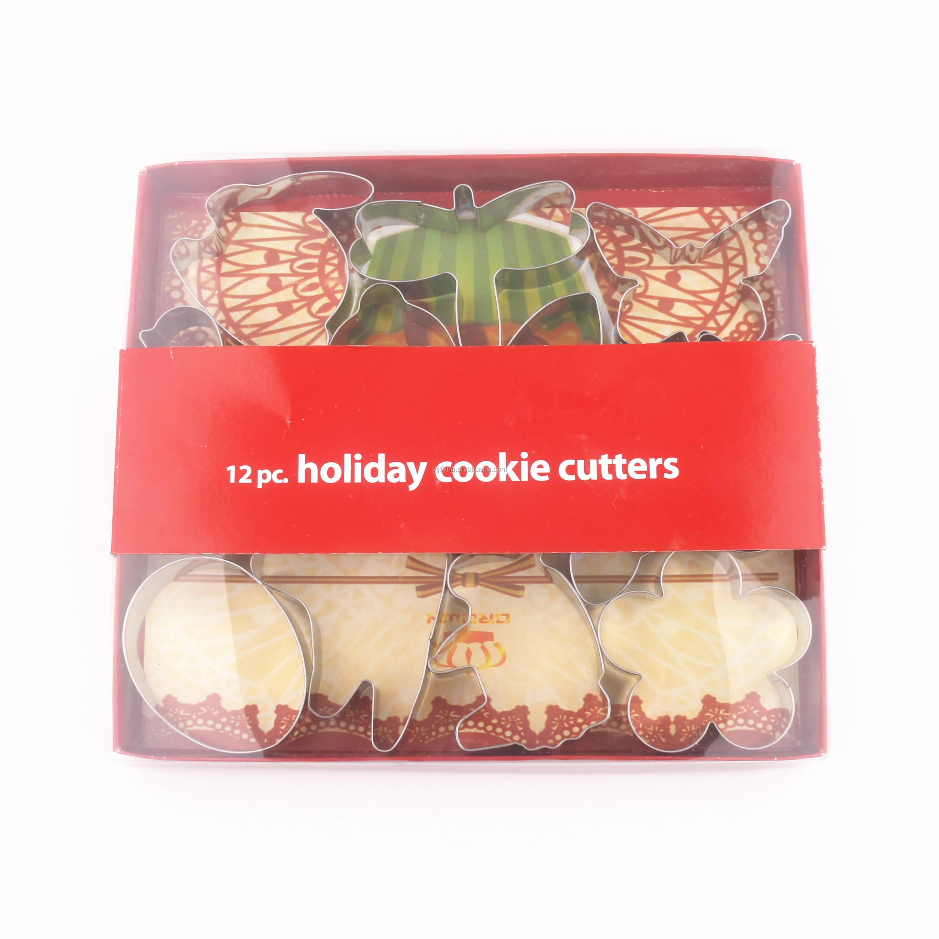 
Factory custom stainless steel 12 pcs animal cookie cutter set LFGB standard 