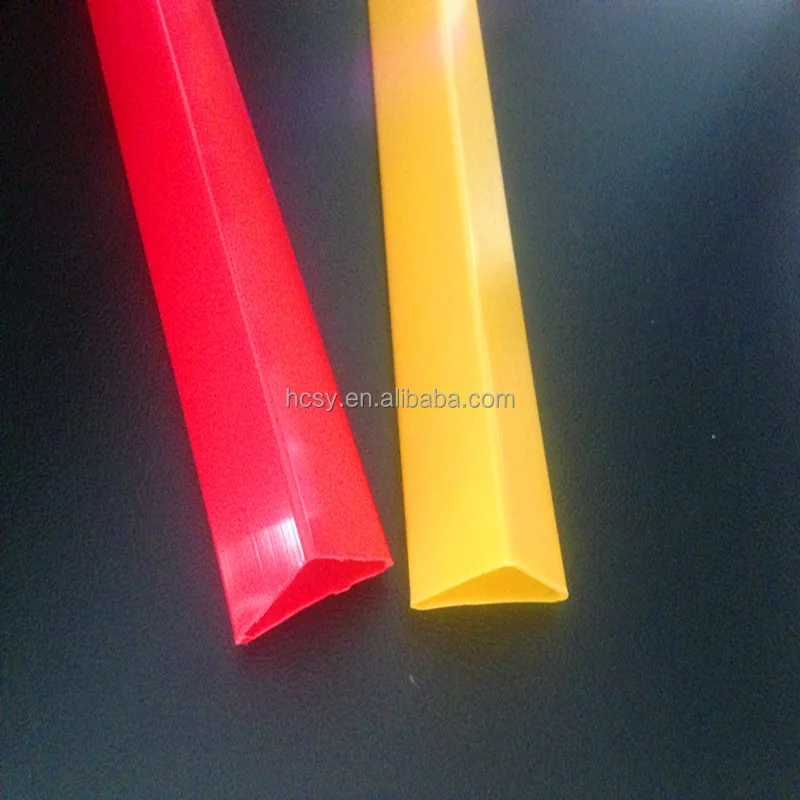 PVC triangular groove&square pipe