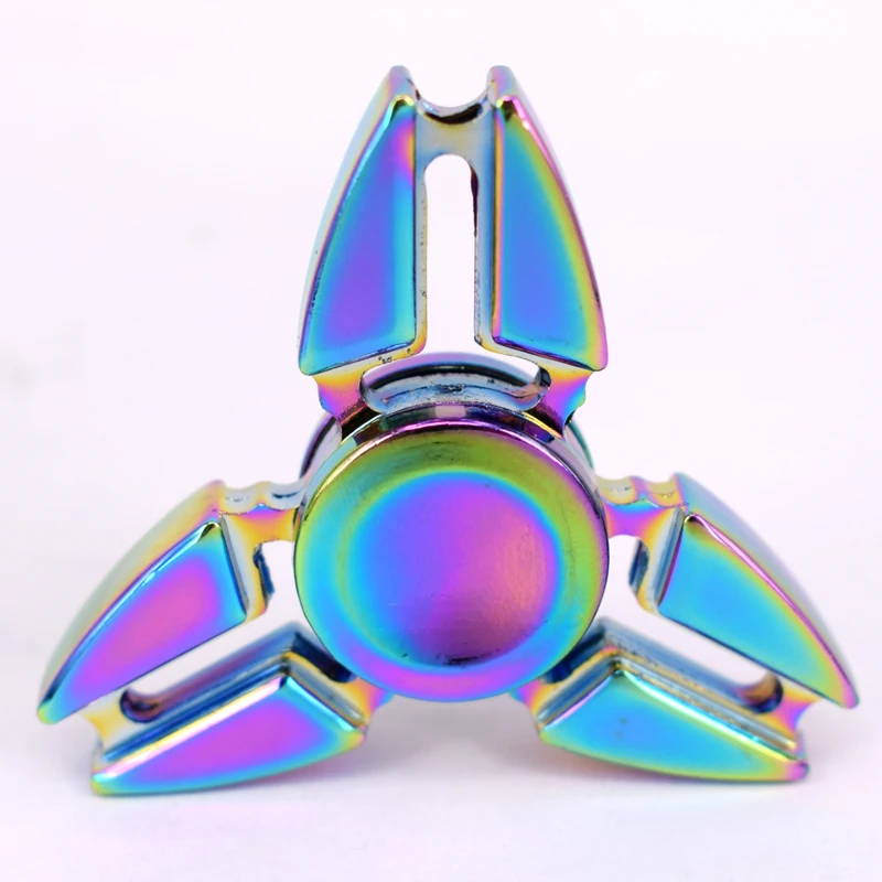 EDC Непоседа Spinner R188 Палец Игрушка Фокус Аутизм Tri Непоседа Ручной Счетчик