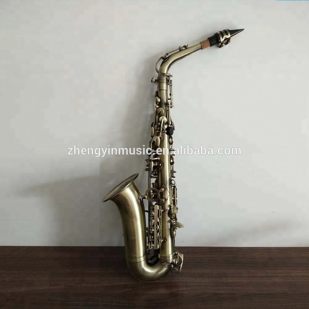 
Good quality antique wire drawing alto saxophone 