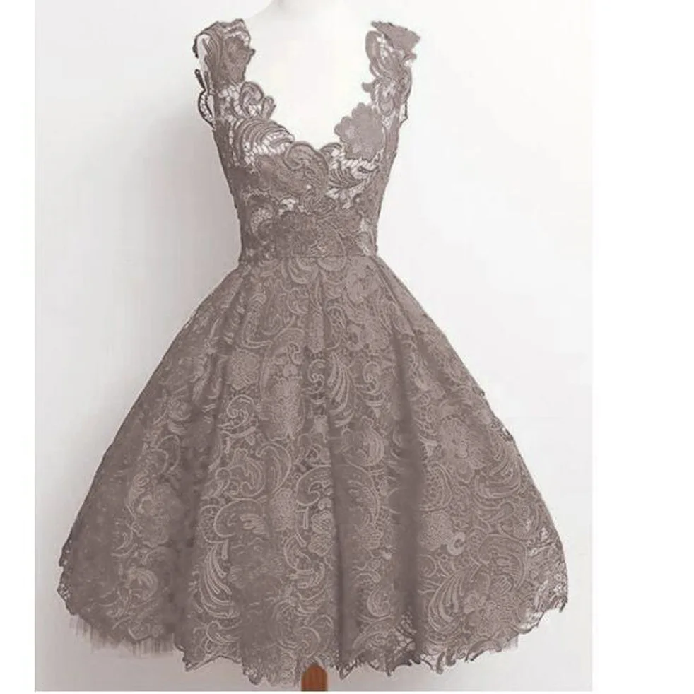 ZH0194H New designhollow out party dress fancy lace women dress