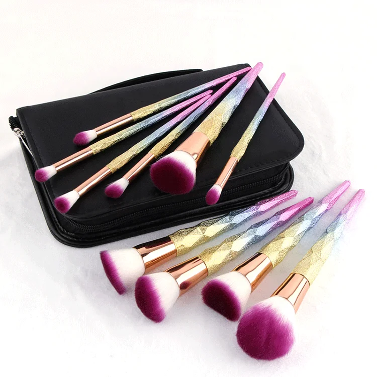 Arrivals Cosmetic Brush Pink Makeup Brushes Set Trending Products New with PU Bag Eye Shadow Synthetic Hair Foundation Brush